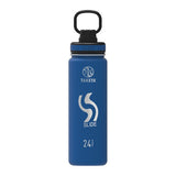 24 Oz. Takeya Water Bottle - Navy Imprinted with Logo (Q911622)