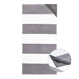 Slowtide® Pocket Beach Towel - Porto Grey Imprinted with Logo (Q913622)