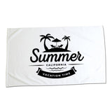 24 x 42 7 Lbs. Embroidered Terry Velour Hemmed Towel Imprinted with Logo (Q916211)