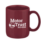 Classic Colors Ironstone Mug (11 oz.) Imprinted with Logo (Q917311)