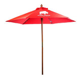 7ft Bamboo Recycled Market Umbrella Imprinted with Logo (Q925422)