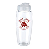 Gripper Poly-Clear® Water Bottle - (31 oz.) Imprinted with Logo (Q926311)