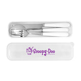 Cutlery Set In Plastic Case  Imprinted with Logo (Q928011)