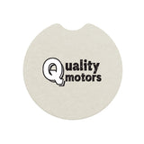 Pulpboard Car Coasters 35Pt Imprinted with Logo (Q929111)