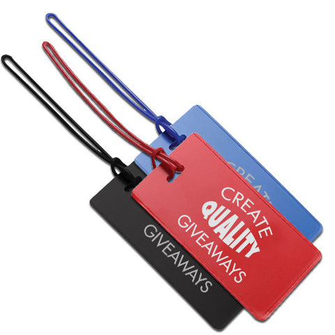 Imprinted Semi Rigid Luggage Tag (Q93484) - - 1