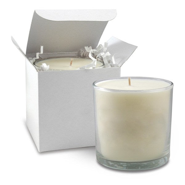 Custom 6 Oz. Clear Tumbler Candle With Gift Box (Q941211) - Candles with  Logo