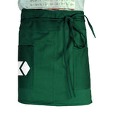 Heavy Cotton Short Bistro Apron with Logo (Q946422)