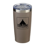 20 Oz. Everest Powder Coated Stainless Steel Tumbler Imprinted with Logo (Q947322)