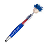 Patriotic Moptoppers® Pens  Imprinted with Logo (Q947811)