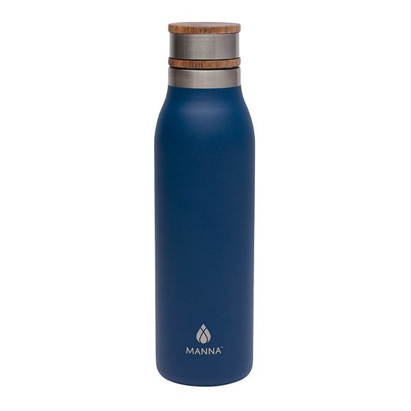 Custom 18 Oz. Manna™ Ascend Water Bottle With Acacia Lid (Q948322 