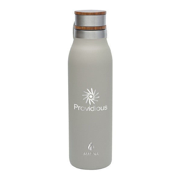 Custom 18 Oz. Manna™ Ascend Water Bottle With Acacia Lid (Q948322 