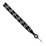 3/4 Inch Import Polyester Lanyard Imprinted with Logo (Q952522)