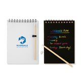 Magic Rainbow Scratch Art Imprinted with Logo (Q958622)