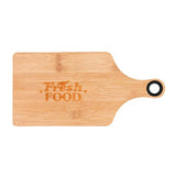 14-Inch Genoa Bamboo Cutting Board With Handle Imprinted with Logo (Q134622)