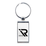 The Wave Die Cast Metal Domed Key Tag Imprinted with Logo (Q968422)