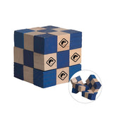 Wooden Elastic Cube Puzzle Imprinted with Logo (Q976622)