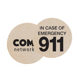 911 Wooden Nickels Imprinted with Logo (Q978411)