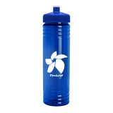 24 Oz. Slim Fit UpCycle RPET Bottle - Push-Pull Lid FC Imprinted with Logo (Q981722)
