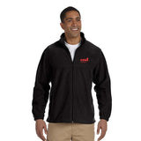 Harriton Men's 8 oz. Full-Zip Fleece Imprinted with Logo (Q985465)