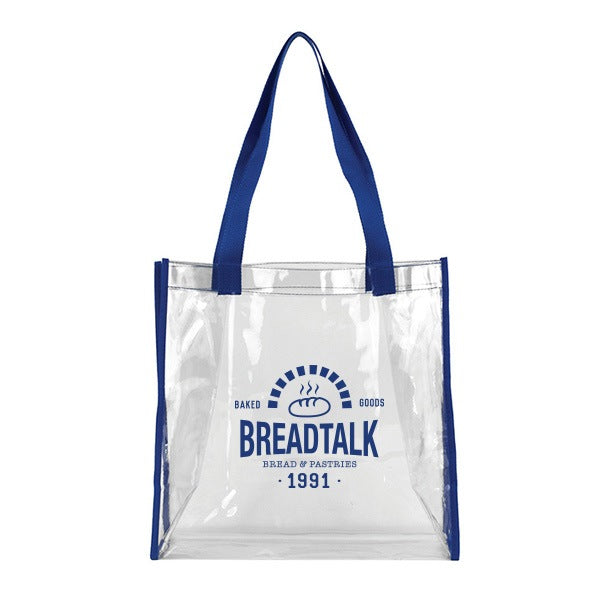 Custom Matterhorn Clear Vinyl Stadium Compliant Tote Bags (Q985711) As low as (Minimum Quantity 100