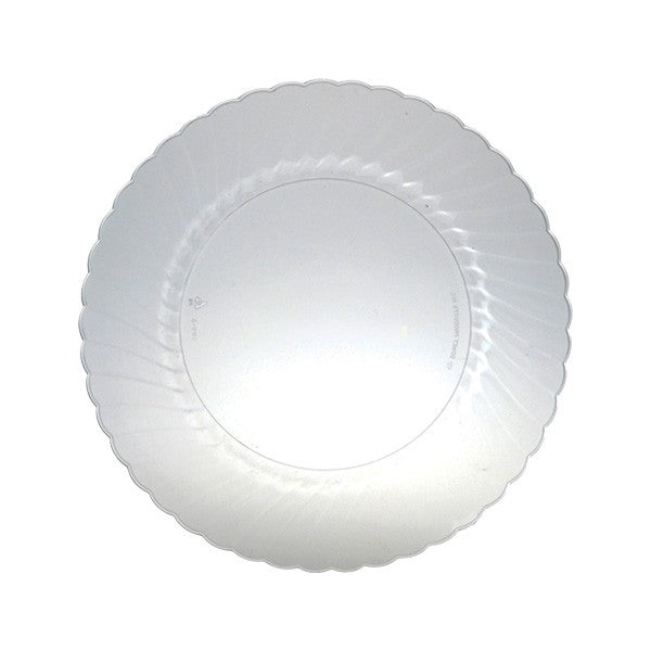 9 Inch Classicware® Clear Plastic Plates - FC (Q986011)