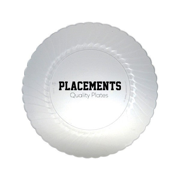 9 Inch Classicware® Clear Plastic Plates - FC (Q986011)