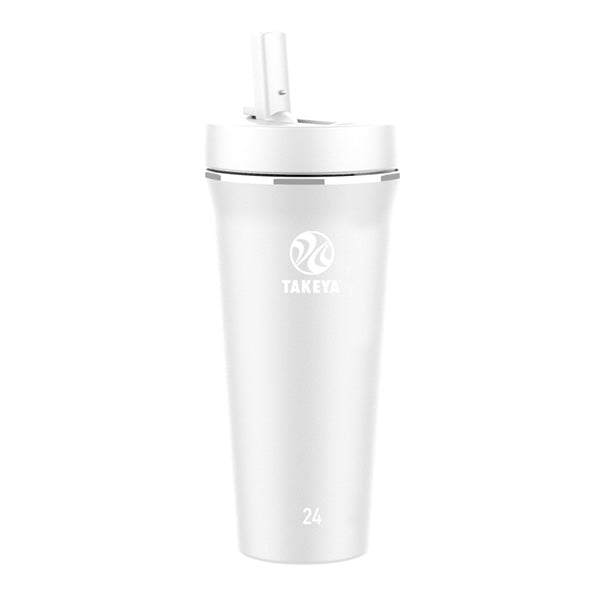 24 Oz. Takeya Actives Straw Tumbler - Arctic (Q991622)