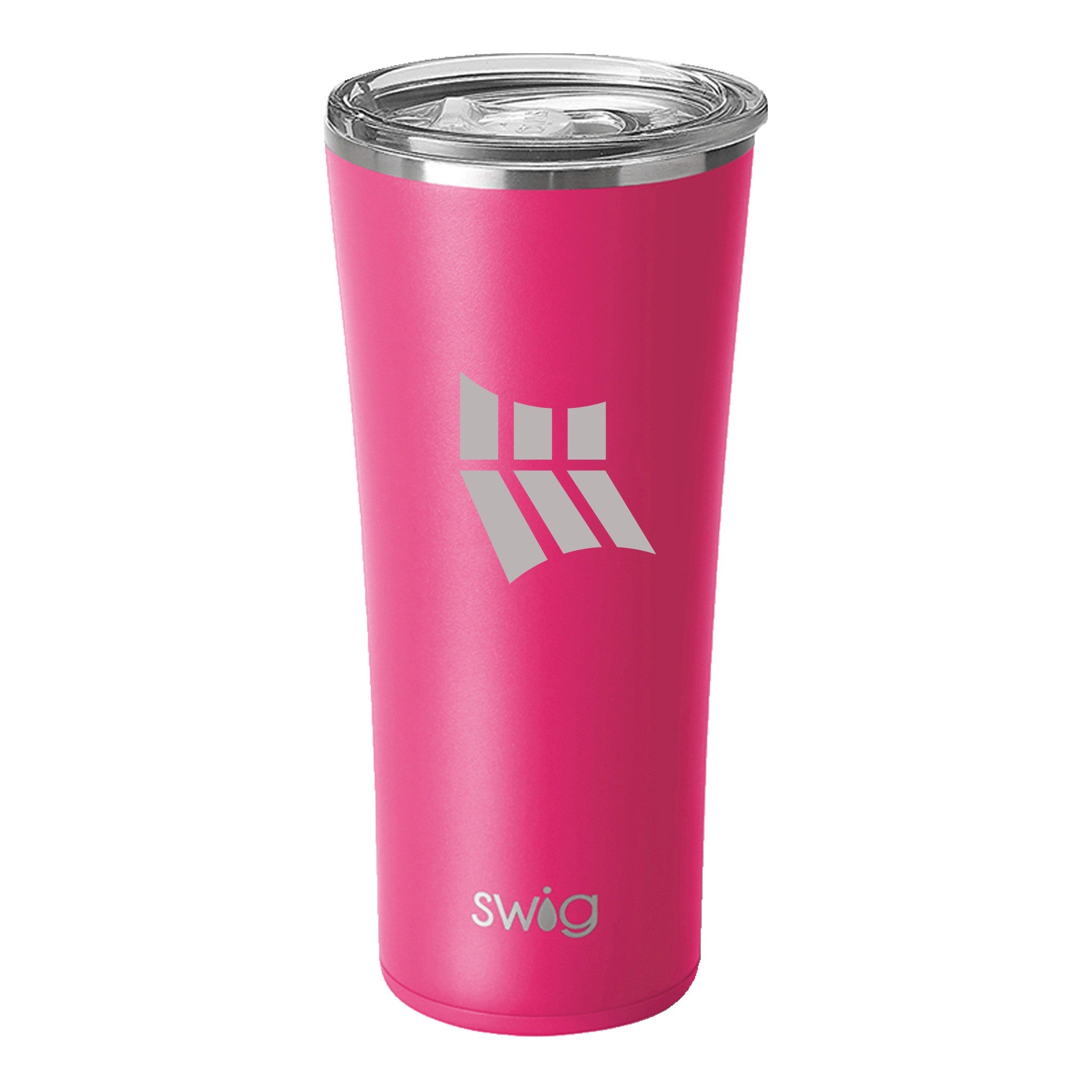 22 Oz. Swig Matte Tumbler - Hot Pink  Imprinted with Logo (Q1000522)