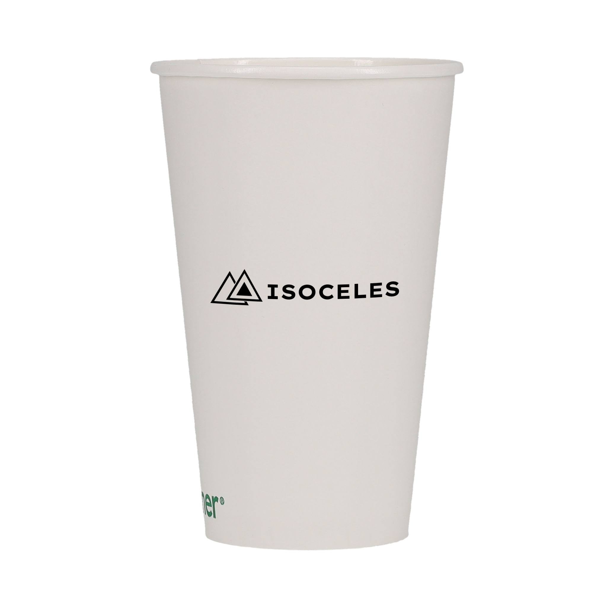 16 Oz. Eco-Friendly Digital Paper Cups  Imprinted with Logo (Q1001111)