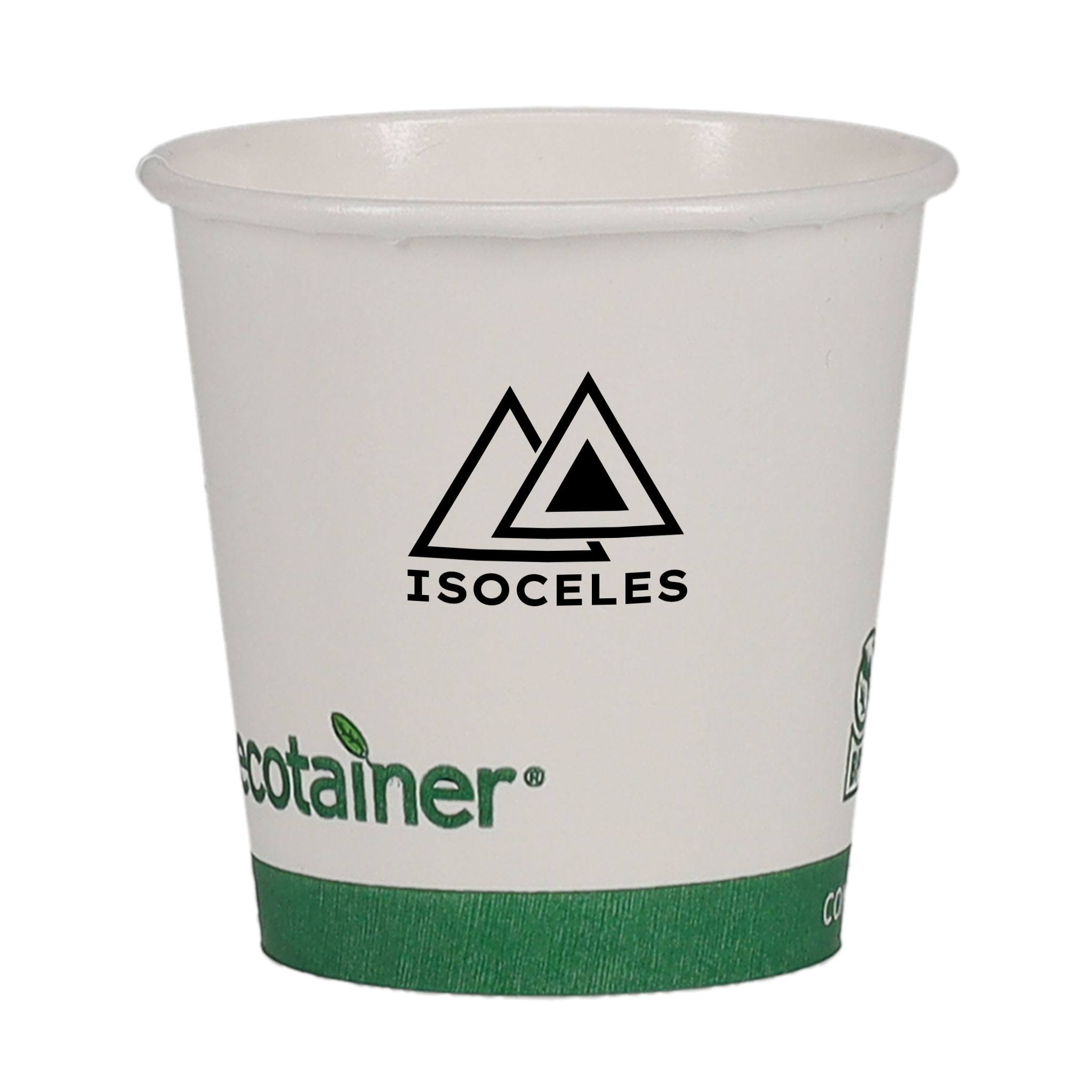 4 Oz. Eco-Friendly Tradition Paper Cups  Imprinted with Logo (Q102211)