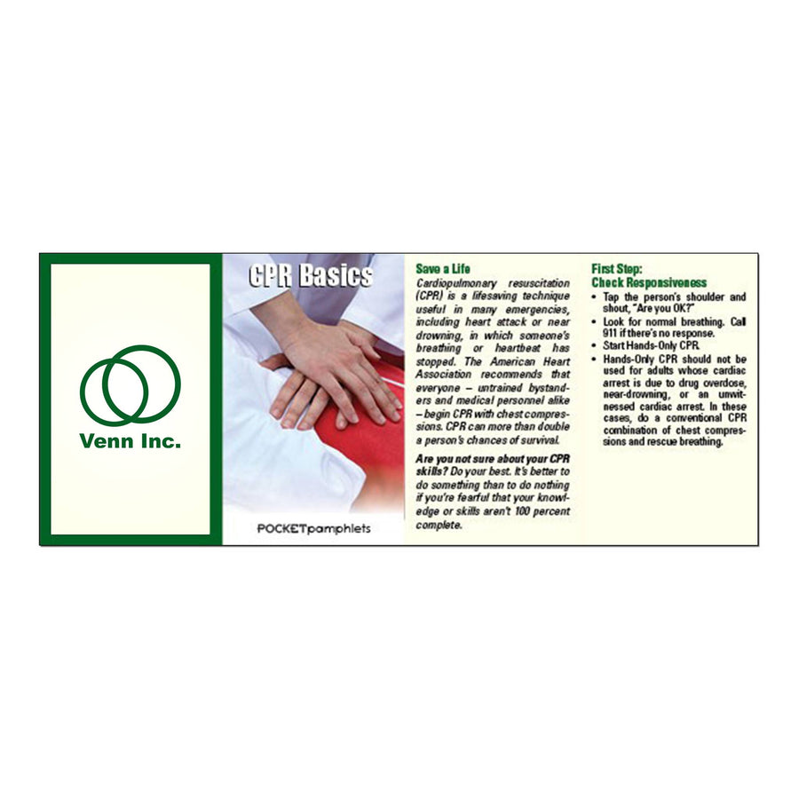 CPR Basics Pocket Pamphlet (Q104222)