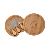 3-Piece Bamboo Cheese Server Kit  Imprinted with Logo (Q104432)