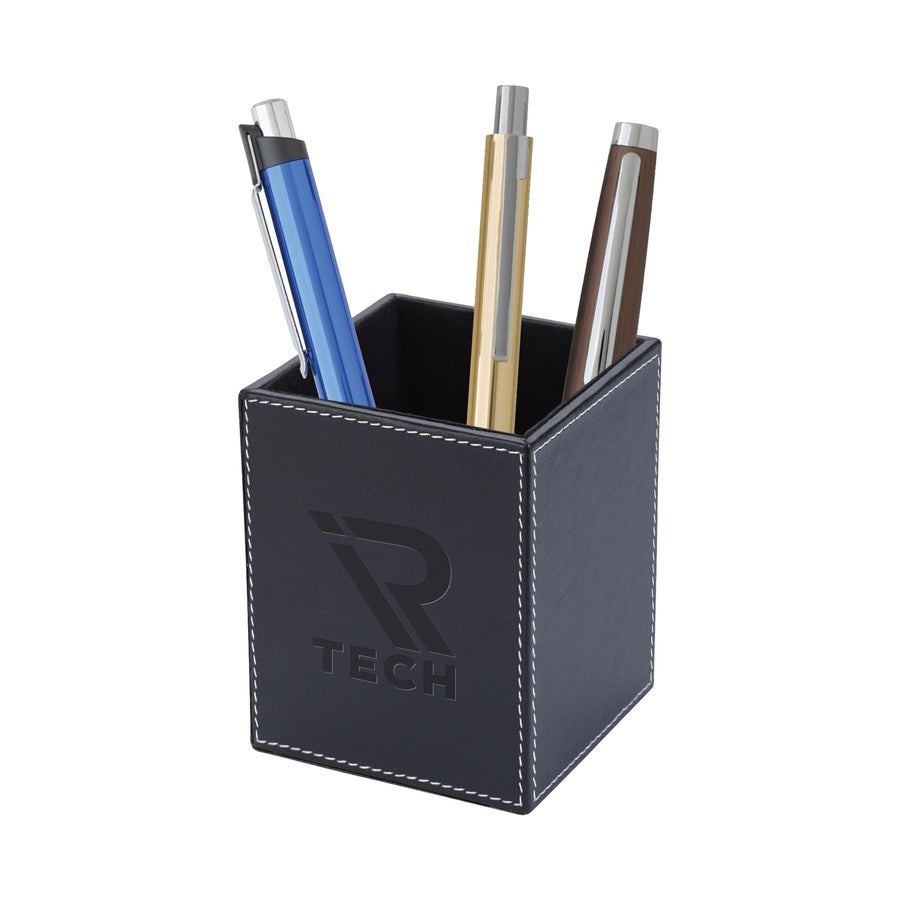 Faux Leather Pen Cup Set (Q104532)