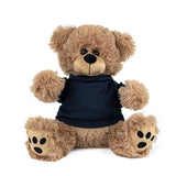 FRED E. BEAR Large 8 Inch Plush Teddy Bear With T-Shirt (Q105922)