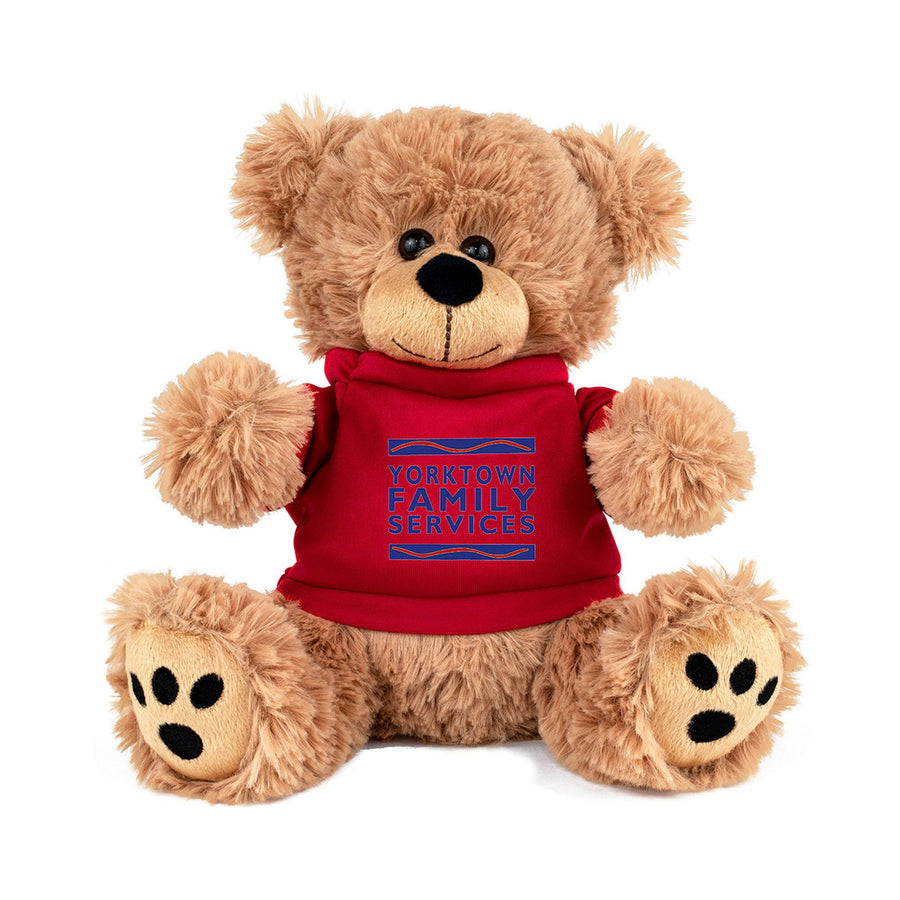 FRED E. BEAR Large 8 Inch Plush Teddy Bear With T-Shirt (Q105922)