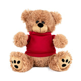 FRED E. BEAR Large 8 Inch Plush Teddy Bear With T-Shirt (Q105922)