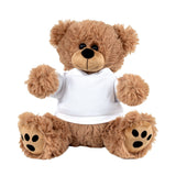 FRED E. BEAR Large 8 Inch Plush Teddy Bear With T-Shirt (Q105922)