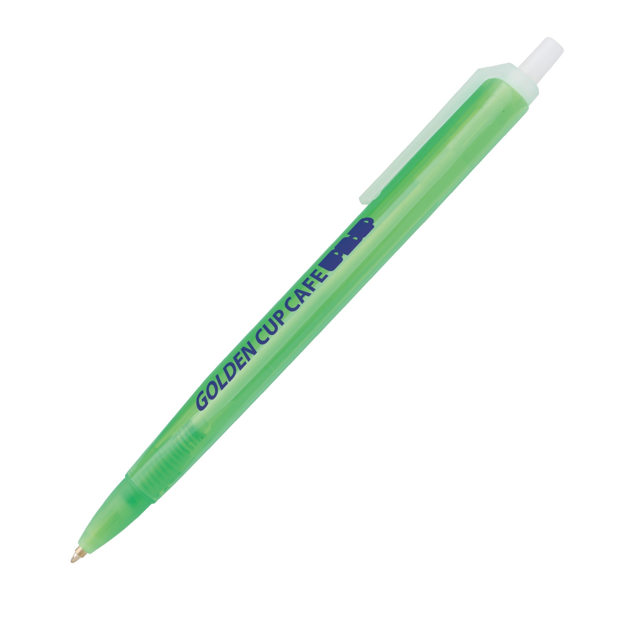 Tri-Stic® Clear Pen  Imprinted with Logo (Q106311)