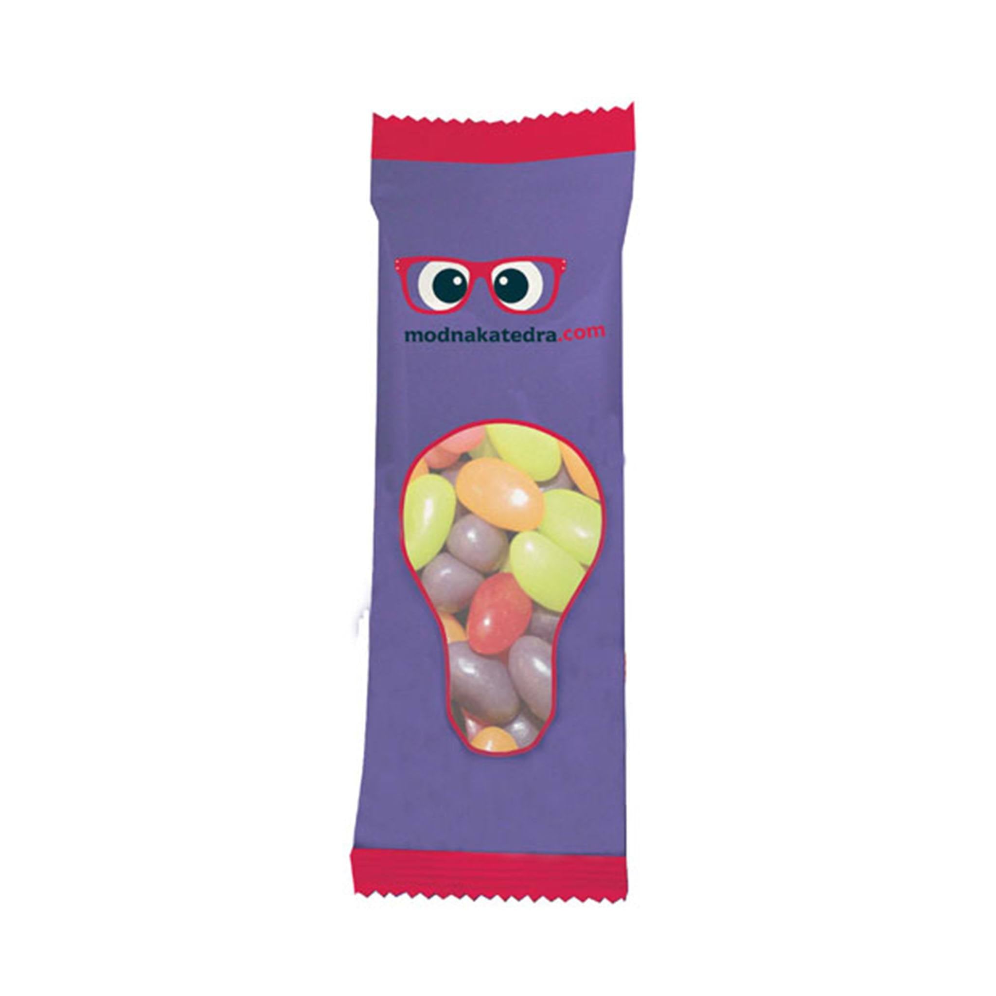 Zagasnacks™ Promo Snack Pack Bags - Jelly Beans  Imprinted with Logo (Q106622)