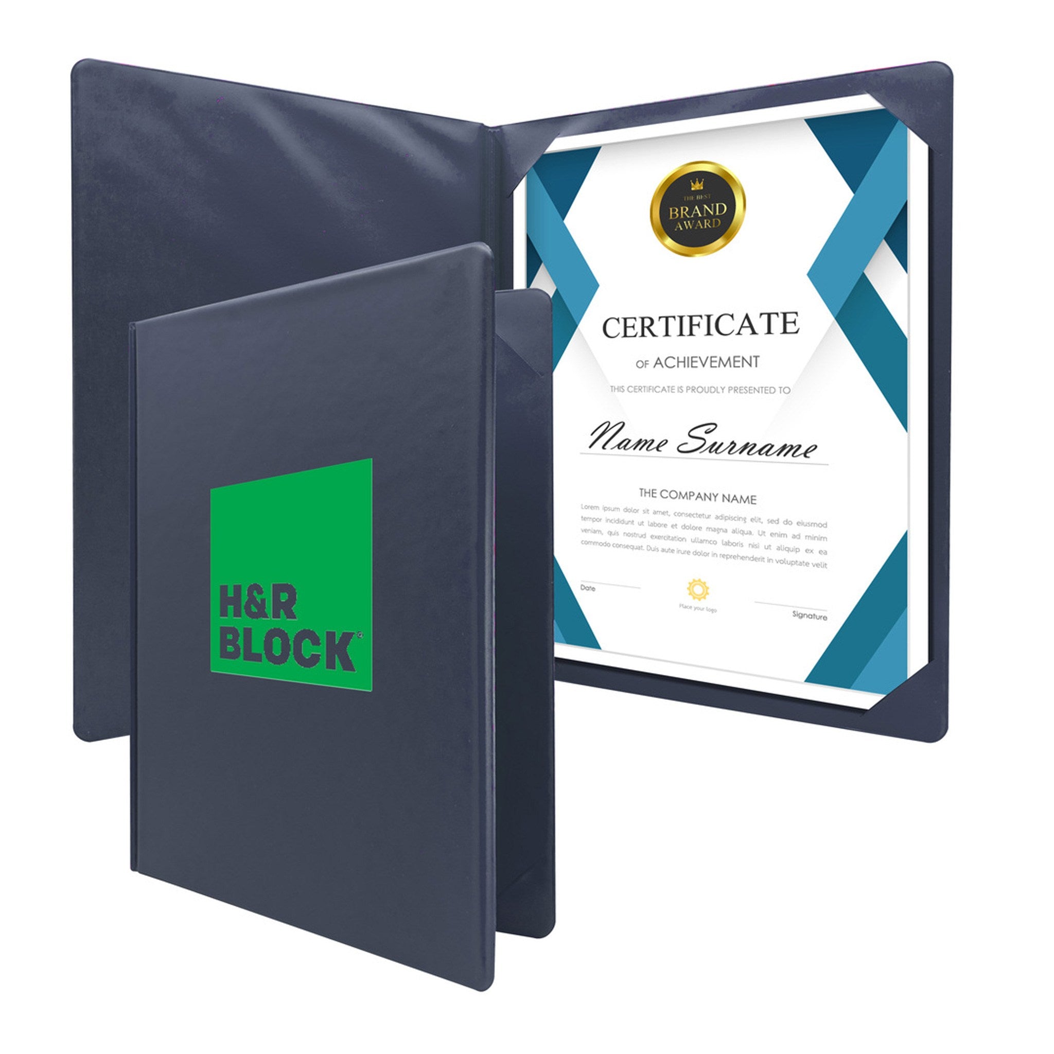 Diploma Holder Economy Portrait  Imprinted with Logo (Q107822)