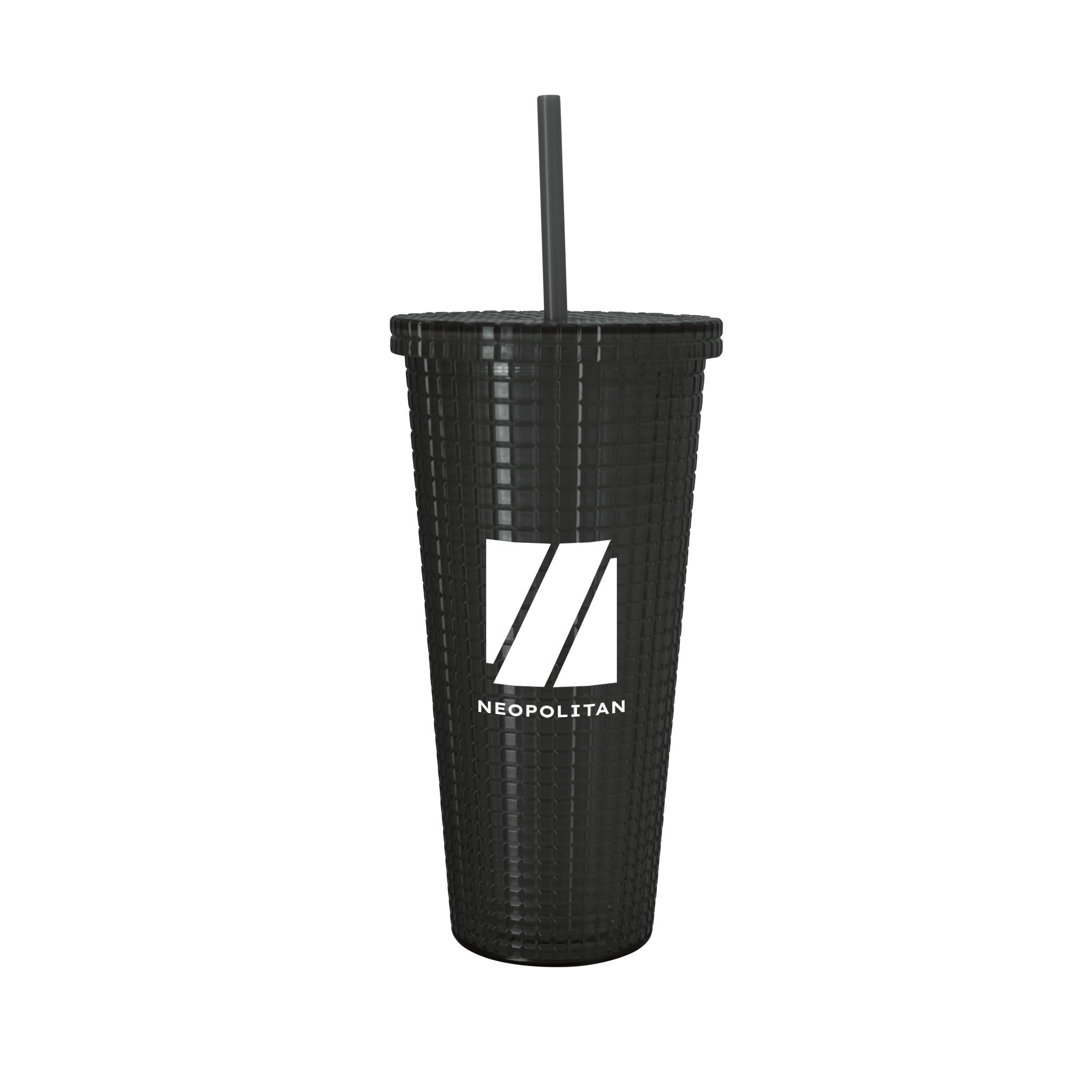 23 Oz. Square Pattern Double Wall Tumbler  Imprinted with Logo (Q108822)