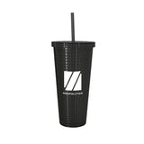 23 Oz. Square Pattern Double Wall Tumbler  Imprinted with Logo (Q108822)