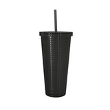 23 Oz. Square Pattern Double Wall Tumbler (Q108822)