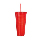 23 Oz. Square Pattern Double Wall Tumbler (Q108822)