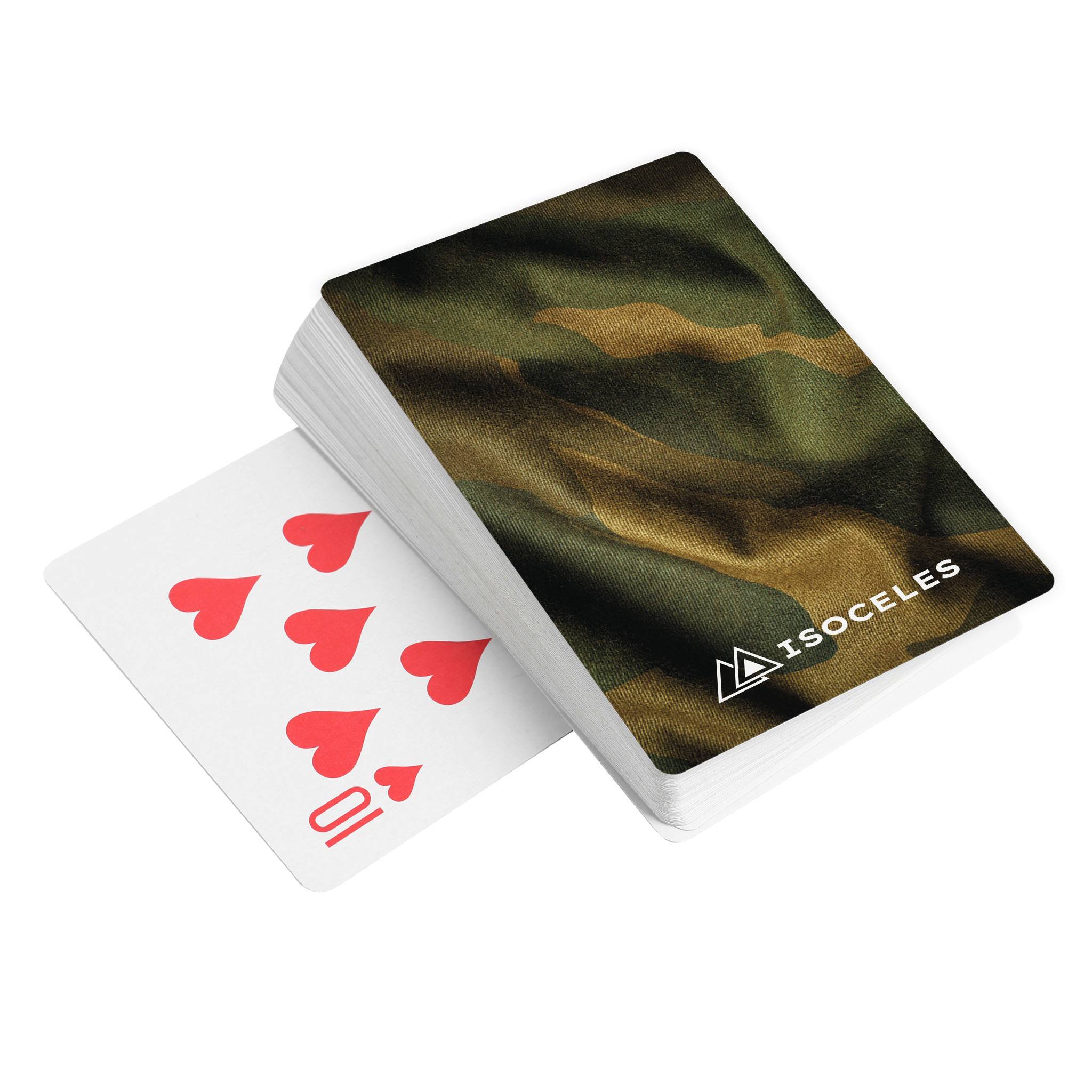 Theme Backs Playing Cards - Camouflage (Q108911)
