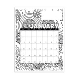 Triumph® Small Monthly Desk Pad Calendar - Coloring (Q109532)