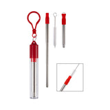 Collapsible Stainless Steel Straws Kit (Q109811)
