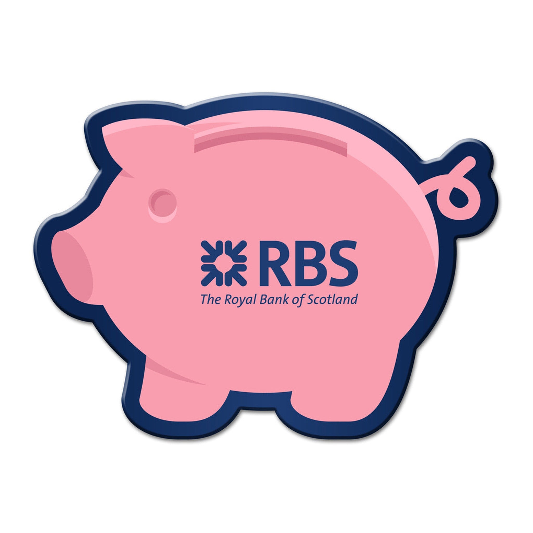 Full Color Piggy Bank Coaster  Imprinted with Logo (Q110322)