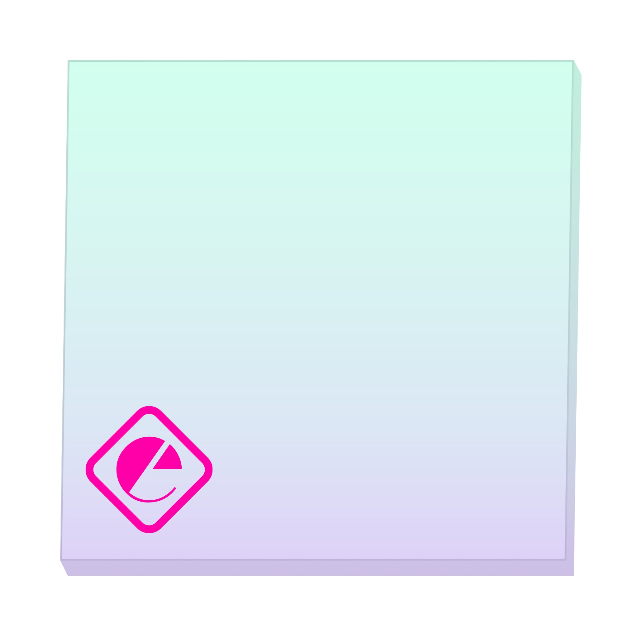Souvenir® Sticky Note™ 4" x 4" Pad 50 Sheet (Q111122)