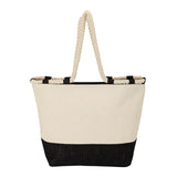 Barcelona Canvas & Jute Tote (Q111722)